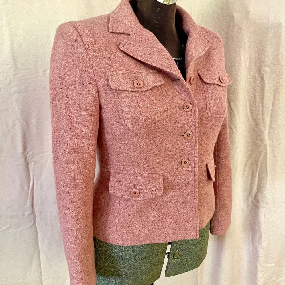 Rose Wool Blazer - Picture 2 of 10